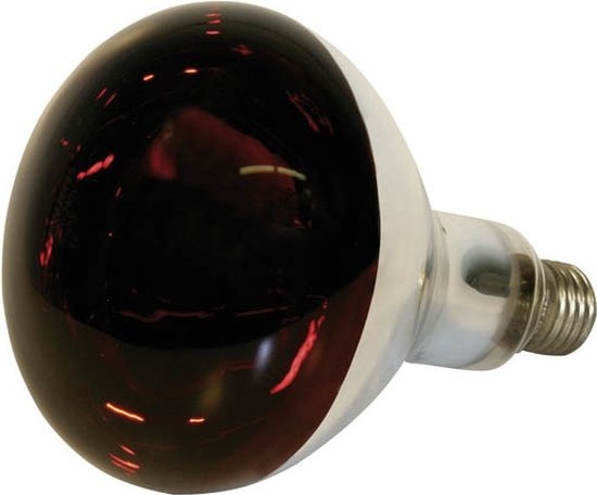 Lampe chauffante infrarouge en verre trempé 250W