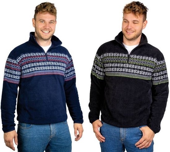 Chemise polaire, couleur bleu marine, taille 3XL