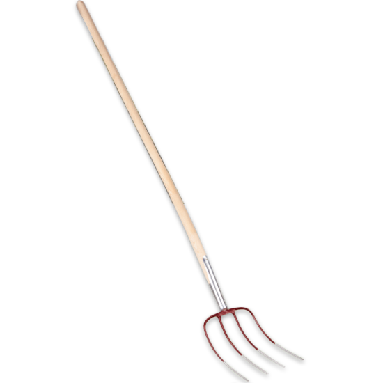 Fourche à fumier à 4 dents - Gartenkraft -135 cm - Dents 28 cm