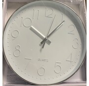 Generic Horloge murale à quartz - 31 cm - Blanc