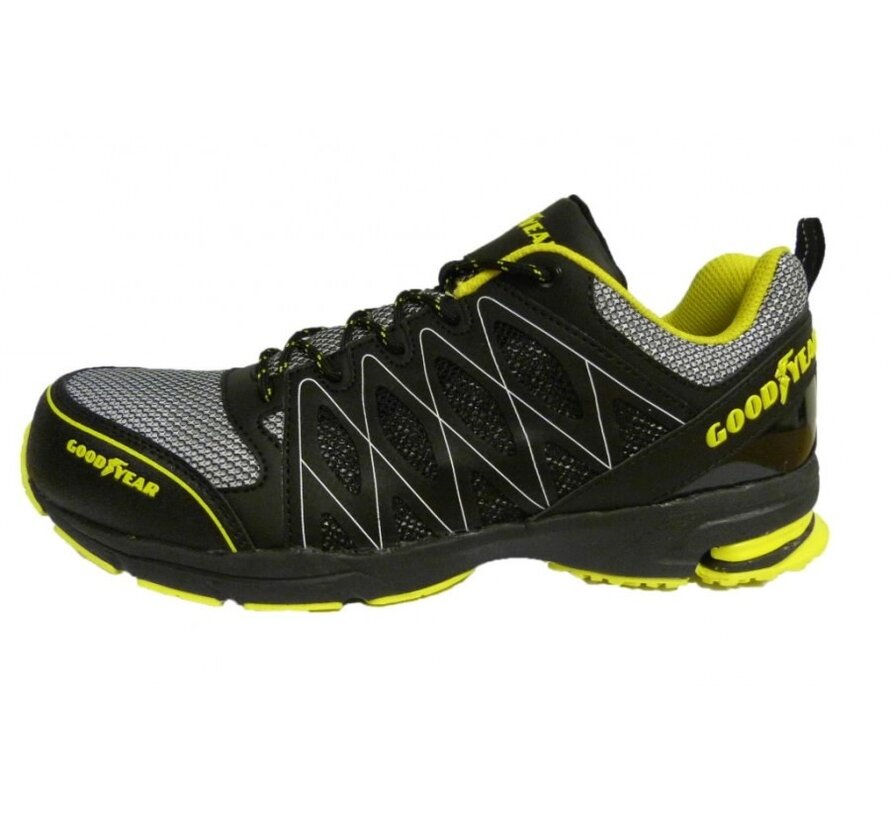 GoodYear Chaussures de sécurité 1502 S1P SRA HRO Noir et Jaune Taille 36