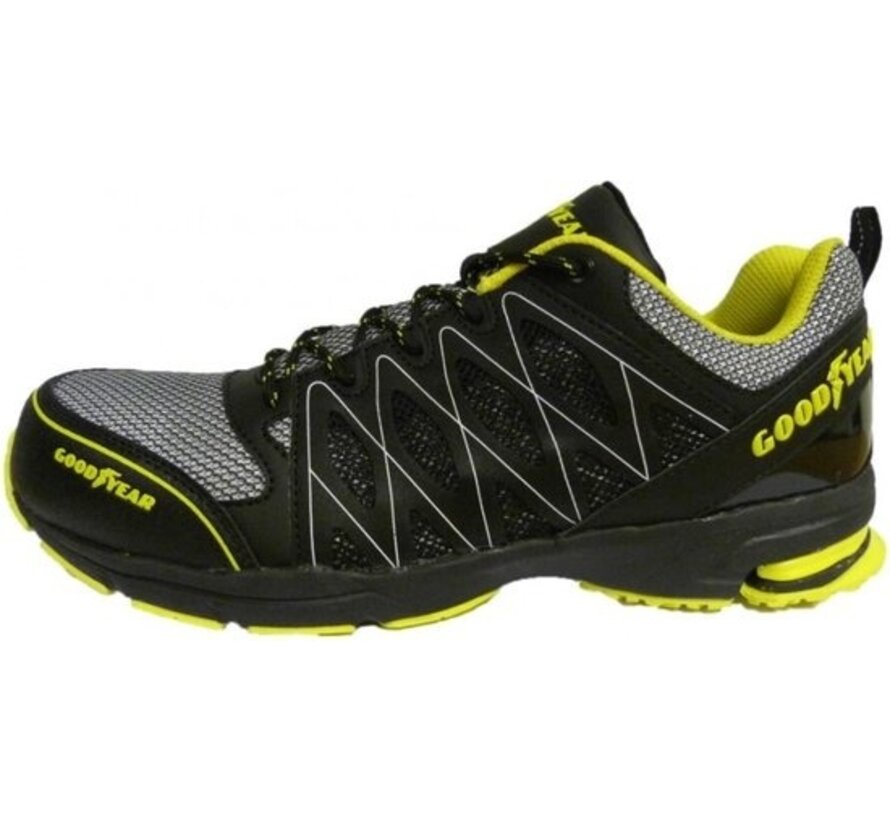 GoodYear Chaussures de sécurité 1502 S1P SRA HRO Noir et Jaune Taille 37