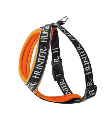 Harnais pour chien Noep Oakland Orange/Noir Réfléchissant 40, 30-40 cm