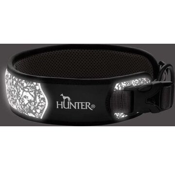 Hunter Neck Divo Reflect S 25-35 cm, noir/gris