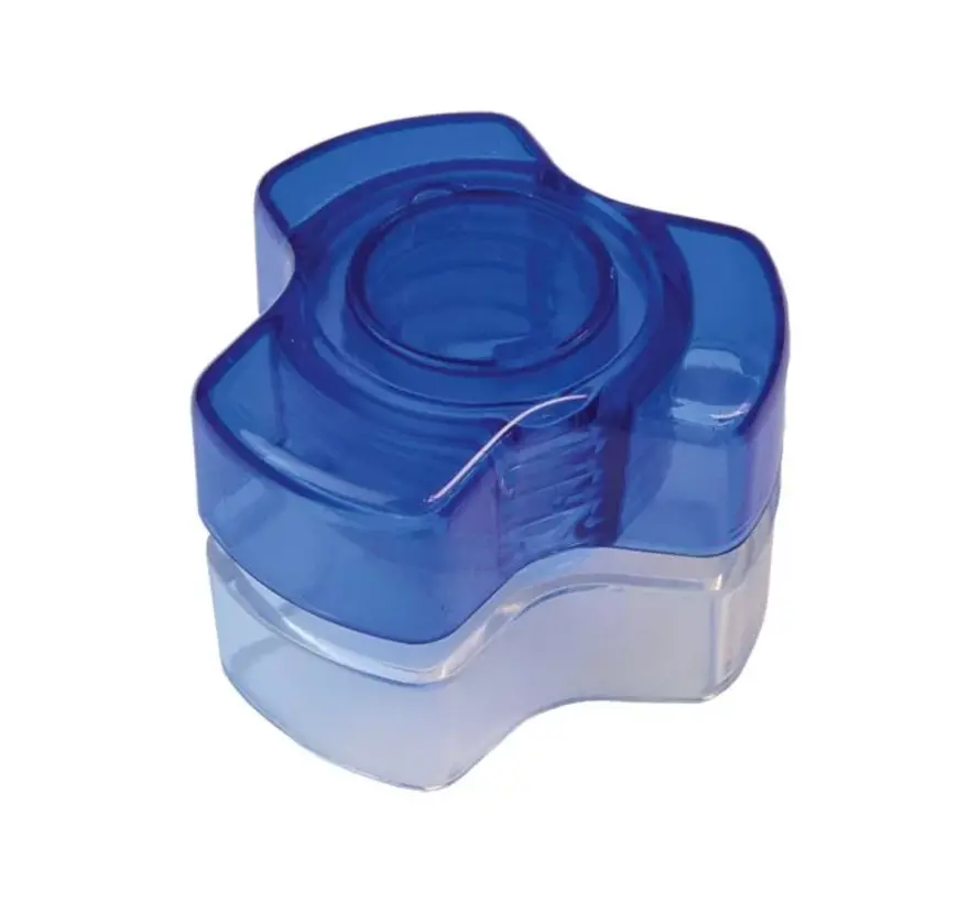Vetlando Broyeur de comprimés avec réservoir - Broyeur de comprimés - Bleu