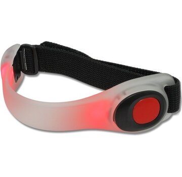Waldhausen Bracelet réflecteur LED, rouge