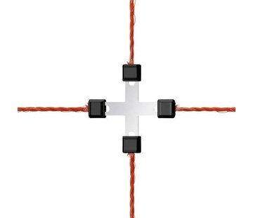 AKO AKO Wire Cross Connector Litzclip galvanisé 3mm (5 pièces)