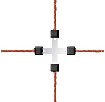 AKO AKO Wire Cross Connector Litzclip galvanisé 3mm (5 pièces)