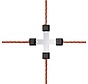 AKO Wire Cross Connector Litzclip galvanisé 3mm (5 pièces)