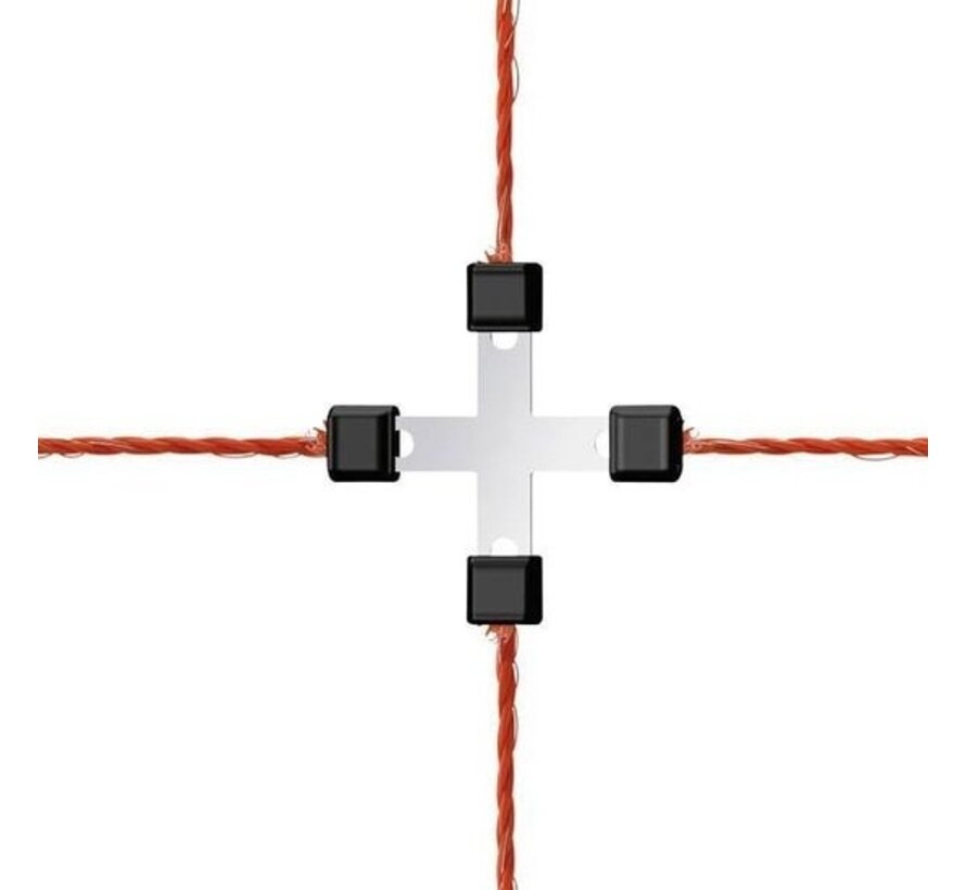 AKO Wire Cross Connector Litzclip galvanisé 3mm (5 pièces)