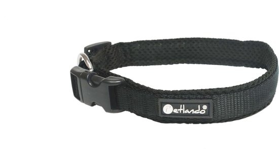 Collier pour chien Petlando Mesh Collar XXS Black 30-35cm