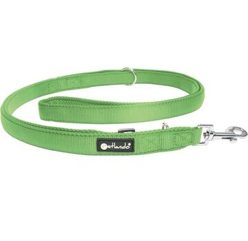 Petlando Laisse réglable pour chien taille L Vert - 230 cm x 3 cm