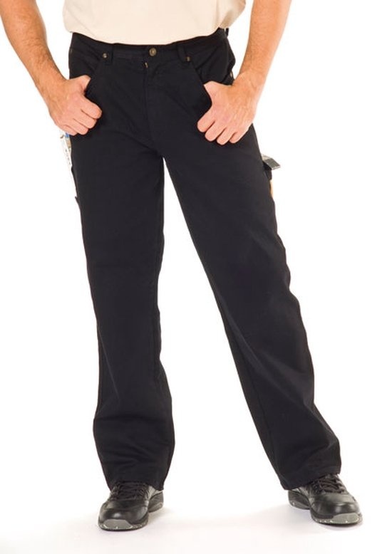 Wisent Work Wear Jean de travail stretch, couleur noir, taille 56