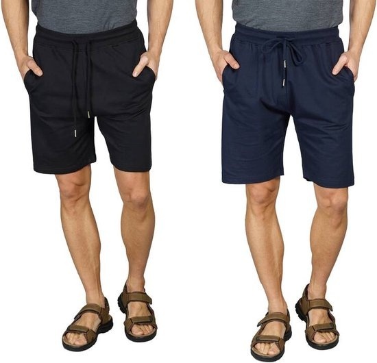 Short avec élastique, couleur marine, taille 3XL