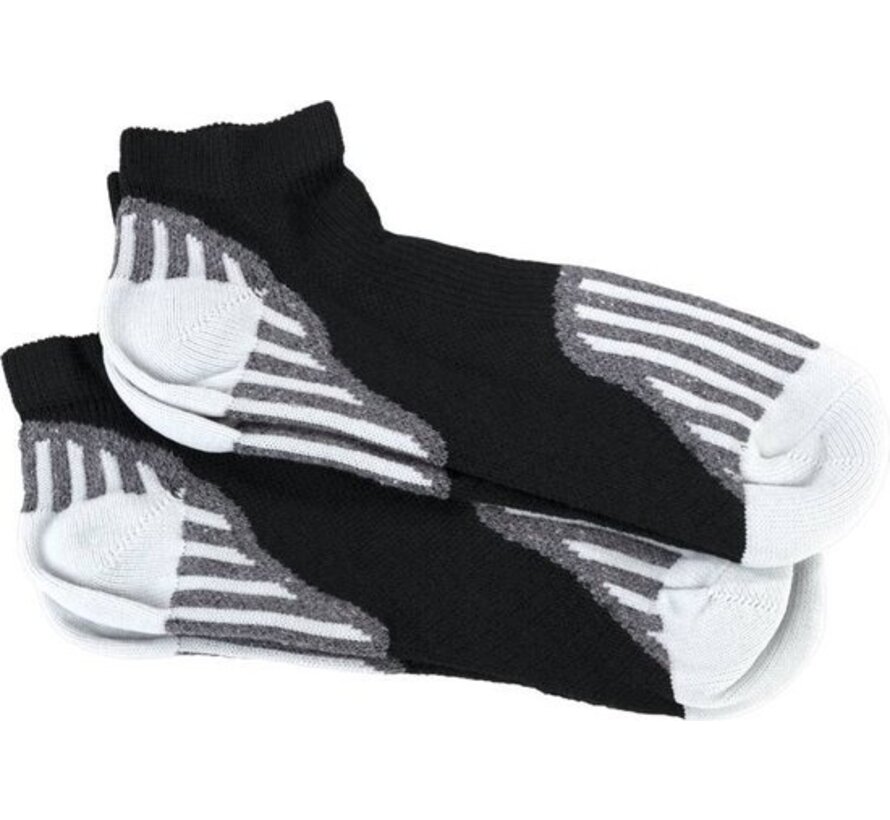 Lot de 2 chaussettes Coolmax BEN BRIX, coloris noir/gris clair, taille 43/46