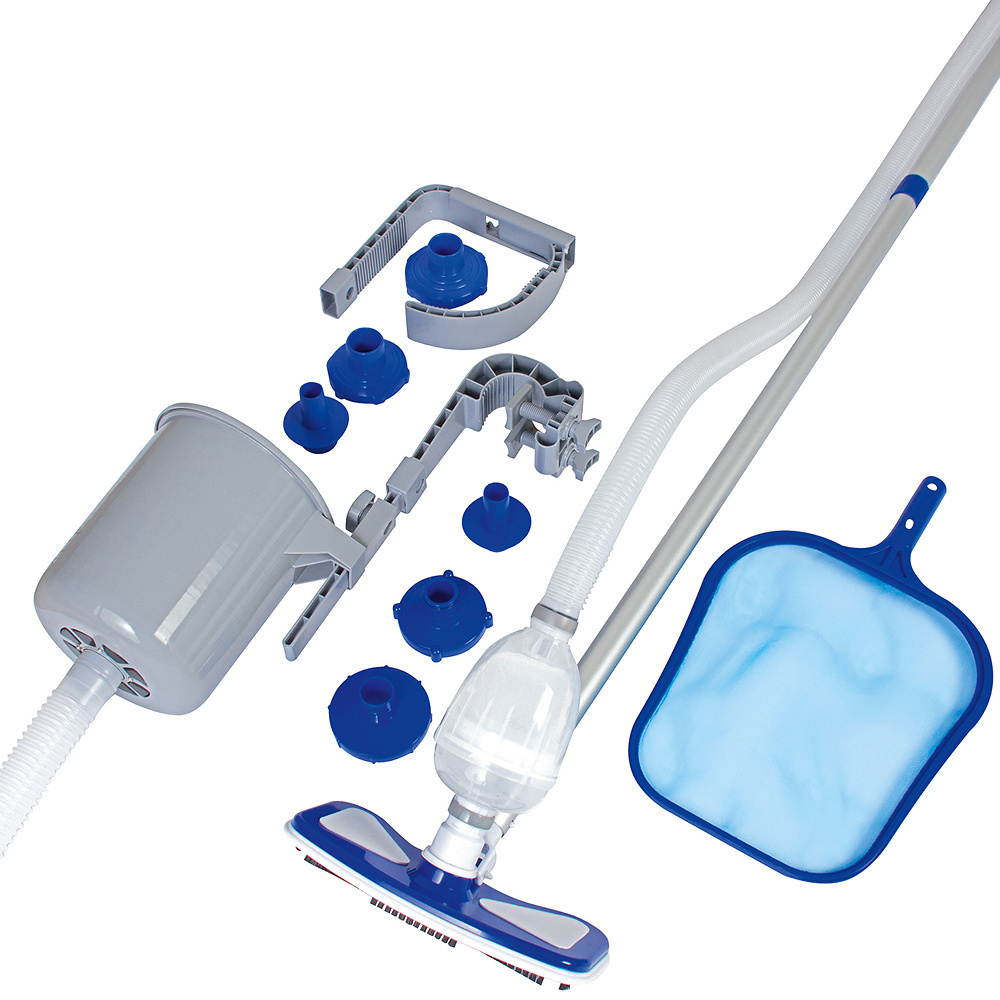 Bestway Kit de nettoyage de piscine - Skimmer - Aspirateur