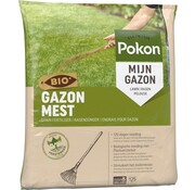 Pokon Pokon Bio Engrais pour gazon - 8.4kg - Fumier - Convient pour 125m² - 120 jours de nutrition biologique