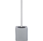 Wenko Wenko Toilet Brush And Holder Hexa 12 X 40 cm Ceramic Matt Grey