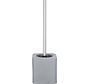 Wenko Toilet Brush And Holder Hexa 12 X 40 cm Ceramic Matt Grey