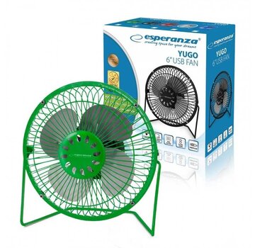 Esperanza Ventilateur USB Esperanza 6 pouces Vert