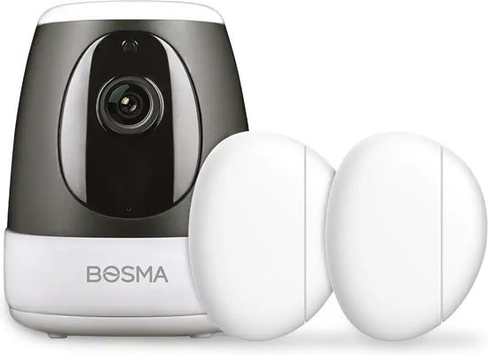 Bosma - XC-G-2DS - WiFi - set de sécurité avec hub et détecteurs de porte/fenêtre - 1080P Full HD