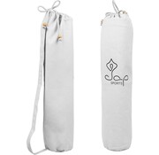 JAP Sports Sac pour tapis de yoga JAP Sports - Universel - Sac de sport avec cordon de serrage - Équipé d'une sangle de transport - BCI Cotton - Blanc