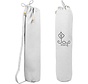 Sac pour tapis de yoga JAP Sports - Universel - Sac de sport avec cordon de serrage - Équipé d'une sangle de transport - BCI Cotton - Blanc