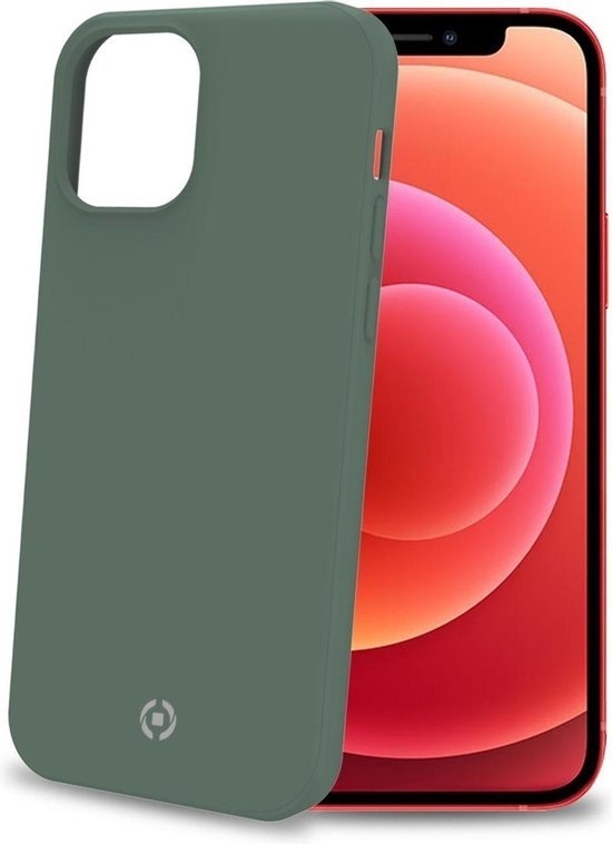 Celly Iphone 12 - 12 Pro Back Cover Cromo Green