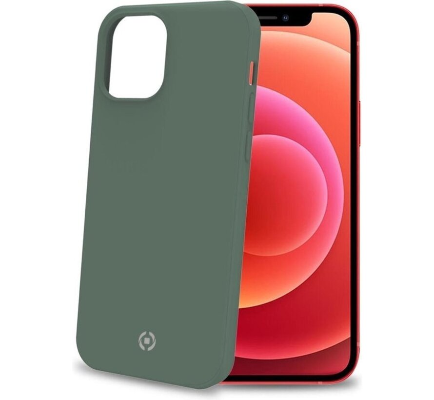 Celly Iphone 12 - 12 Pro Back Cover Cromo Green