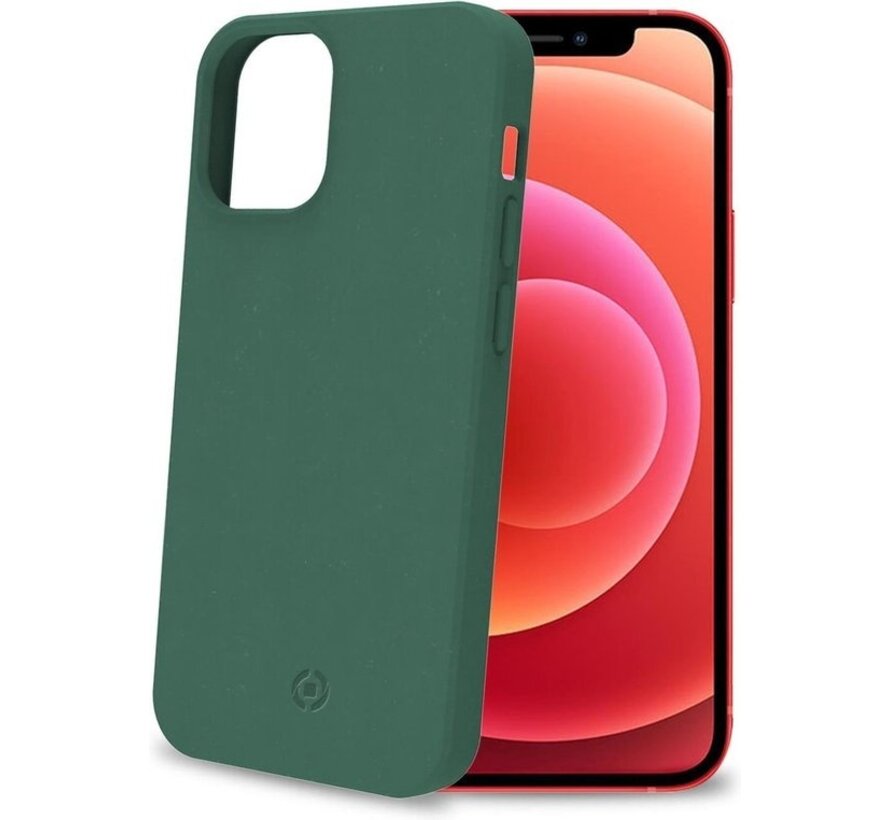 Celly Iphone 12 - 12 Pro Back Cover Cromo Green