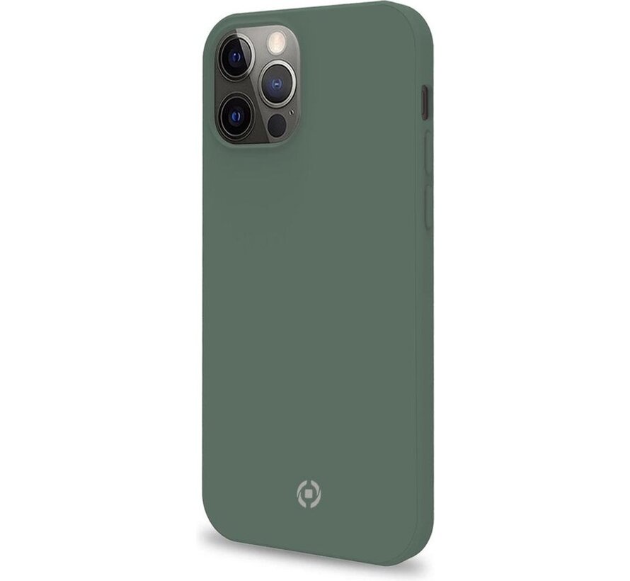 Celly Iphone 12 - 12 Pro Back Cover Cromo Green