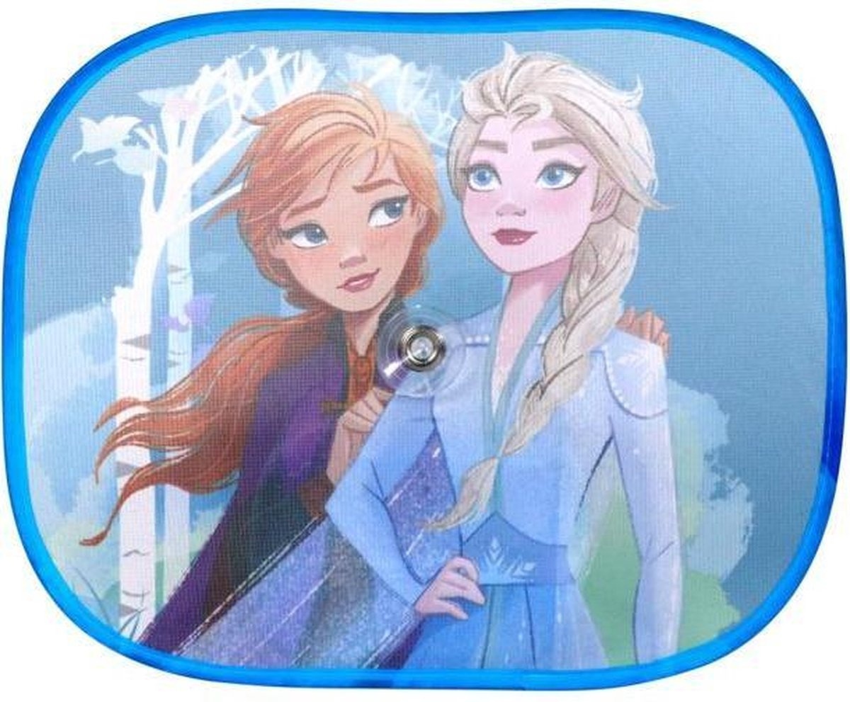 Frozen Pare Soleil Voiture - Enfant - Protection UV - A partir de 125cm- Isofix - Bleu