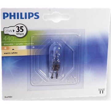 Philips Ampoule Halogène Philips 26.0W GY6.35 12V CL - Idéale pour Lustres, Lampes de Bureau, Éclairage Paysager - Lot de 10