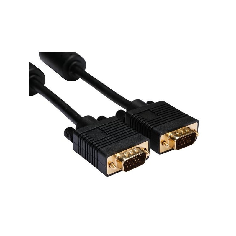 Velleman Vga/Svga-Plug To Vga/Svga-Plug / Copper / Base / 1.8 M / Gold-plated / M-M