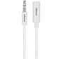 Velleman Cable 3.5 Mm 3P Stereo Male To 3.5 Mm 3P Stereo Female - White - 1 M