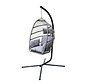Garten Hanging Chair Nizza - Incl. Cushion Set - Steel - Max. 100KG - 100x112x194cm