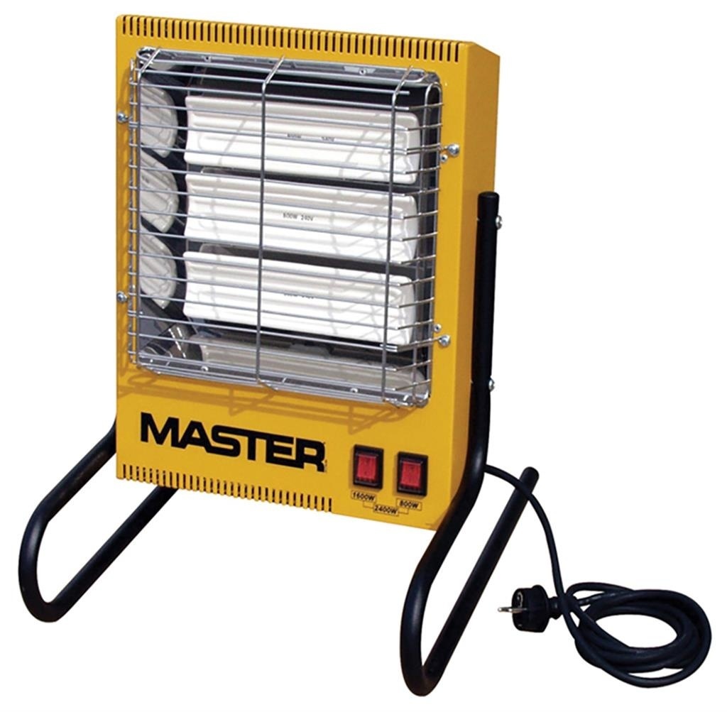 Radiateur électrique Master TS3A - infrarouge - chauffage électrique - 2400W - 3 niveaux de chauffe