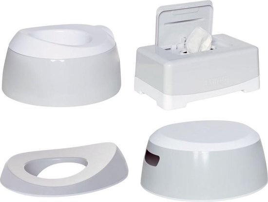 Kit d'apprentissage de la propreté Luma Babycare - Gris clair