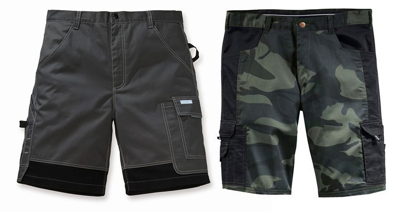 Short anthracite/noir avec bandes réfléchissantes taille M
