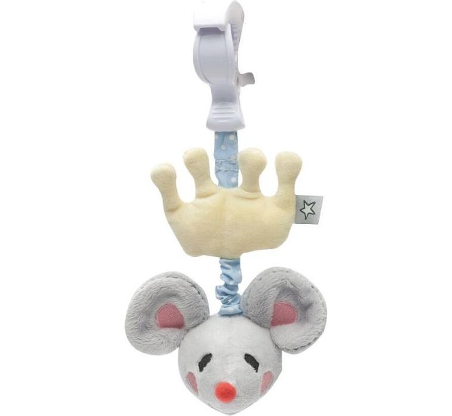 Bébé-jou Tug toy Jouet souple 20 x 12 x 8 cm - souris vibrante