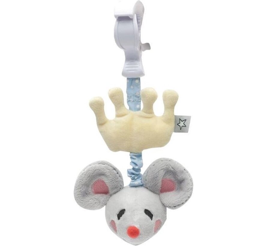 Bébé-jou Tug toy Jouet souple 20 x 12 x 8 cm - souris vibrante