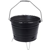 Generic Seau à barbecue - 27 cm - Noir