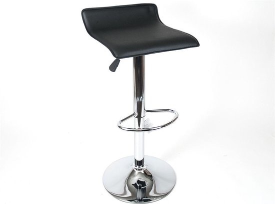 Tabouret de bar Gerimport noir - 39x36x84 cm