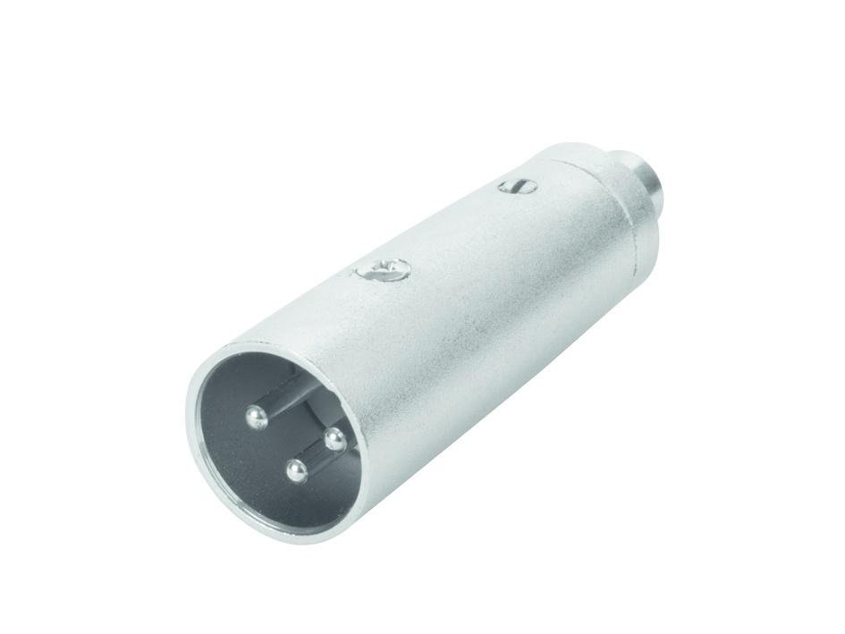 HQ-Power Xlr-rca connector - xlr 3-pin male to rca female