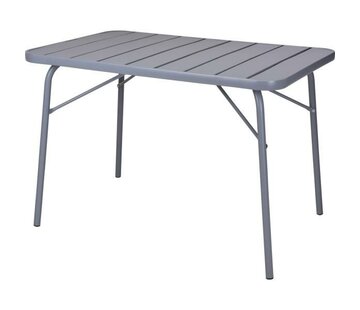 Mesa Table en métal - Mesa - gris - 110x70x75cm