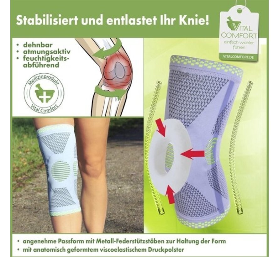 Attelle de genou Vital Comfort PatellaTec, taille XXL