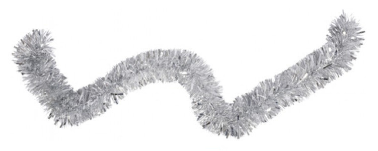 Guirlande de Noël - Argent 2 mètres - Ø15 cm