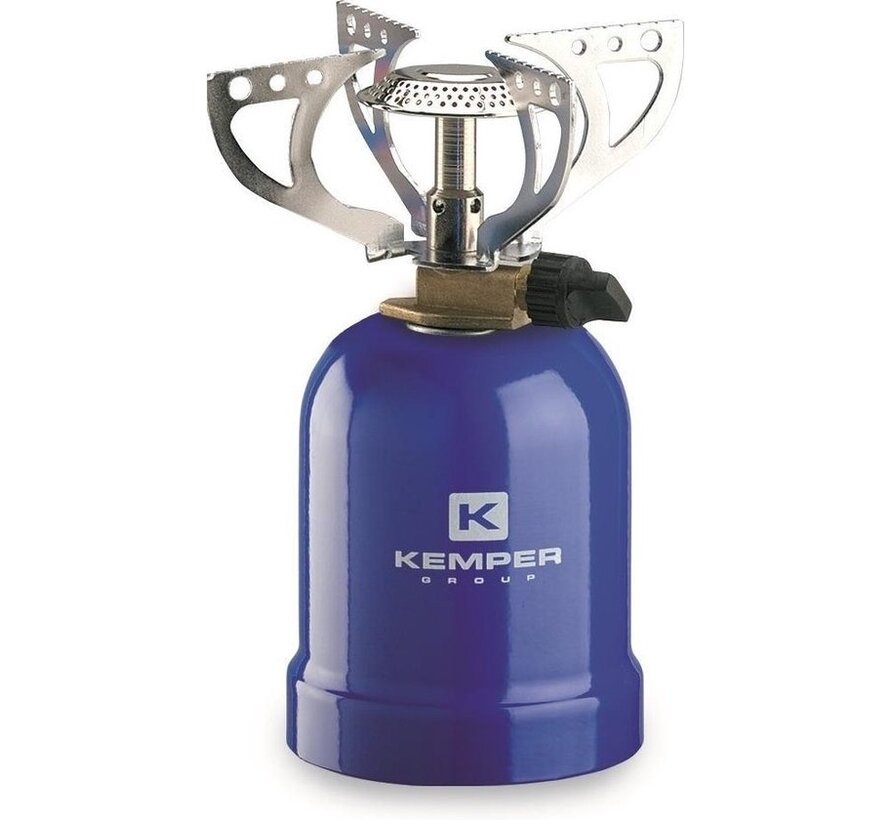 Réchaud à gaz - Kemper - Bleu -  4 supports - 2050W