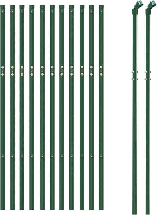 vidaXL-Clôture en gaze-1.1x25-m-vert