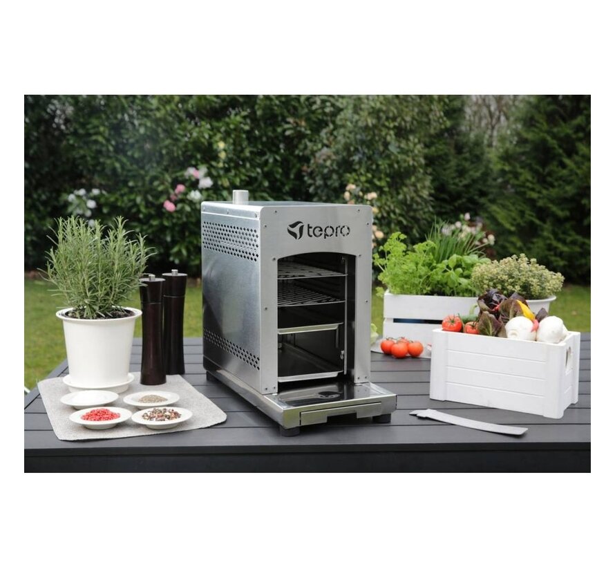 tepro Garten Toronto Grill Gas 1 brûleur acier inoxydable